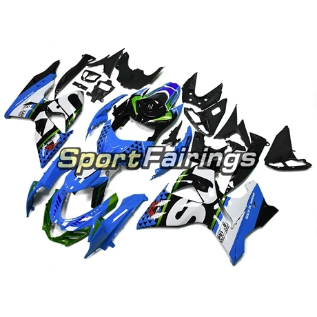 As Pictures Shown Обтекатели для Suzuki GSXR1000 2009 2010 2011 2012 2013 2013 ABS Пластик мотоцикл K9 06 16 кузов сине-белые черный - Цвет: As Pictures Shown