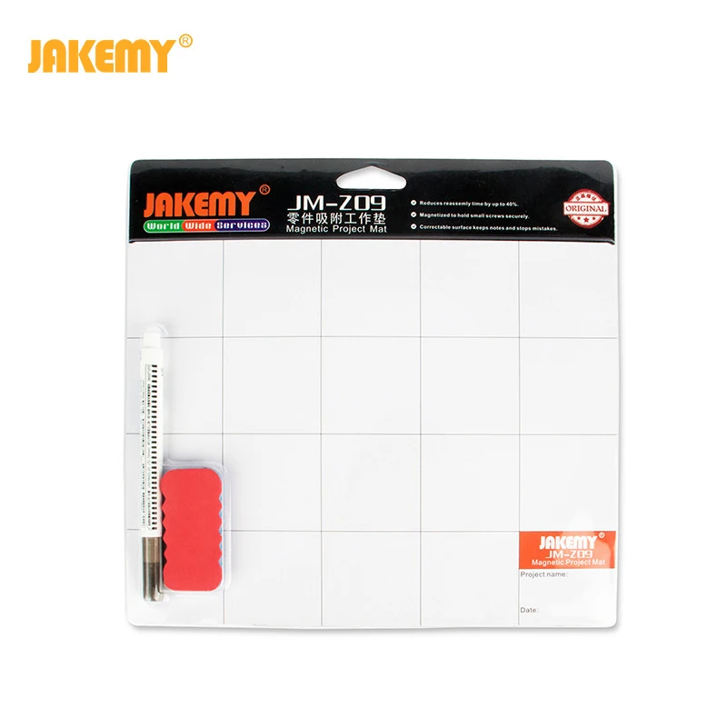 JAKEMY JM Z09 магнитный коврик для проекта винтовая Рабочая площадка с маркером ручка