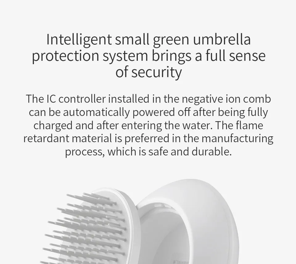 Xiaomi Youpin XW Уход за волосами отрицательных ионов гребень Блокировка вода питание волосы гладкие нестатические Быстрая зарядка высокая продолжительность портативный