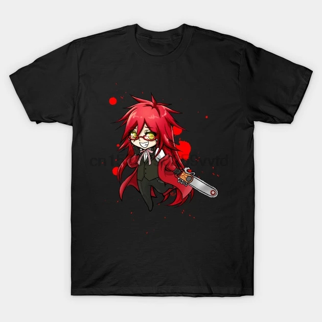 Мужская футболка Kuroshitsuji Grell Black Butler wo футболки | одежда