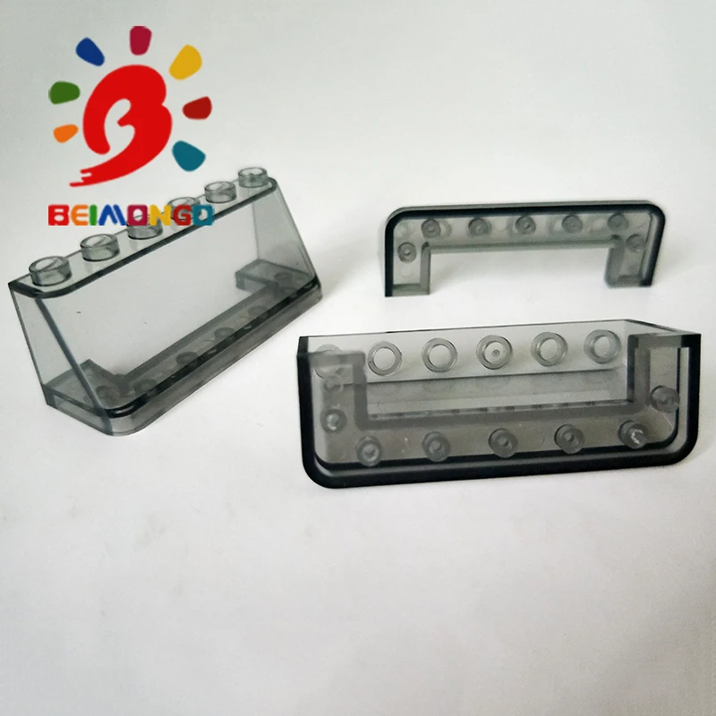 BEIMONGO строительные блоки, Мпц лобового стекла автомобиля 2x6x2 окна 20 штук "сделай сам" для детей игрушки могут быть compitabled