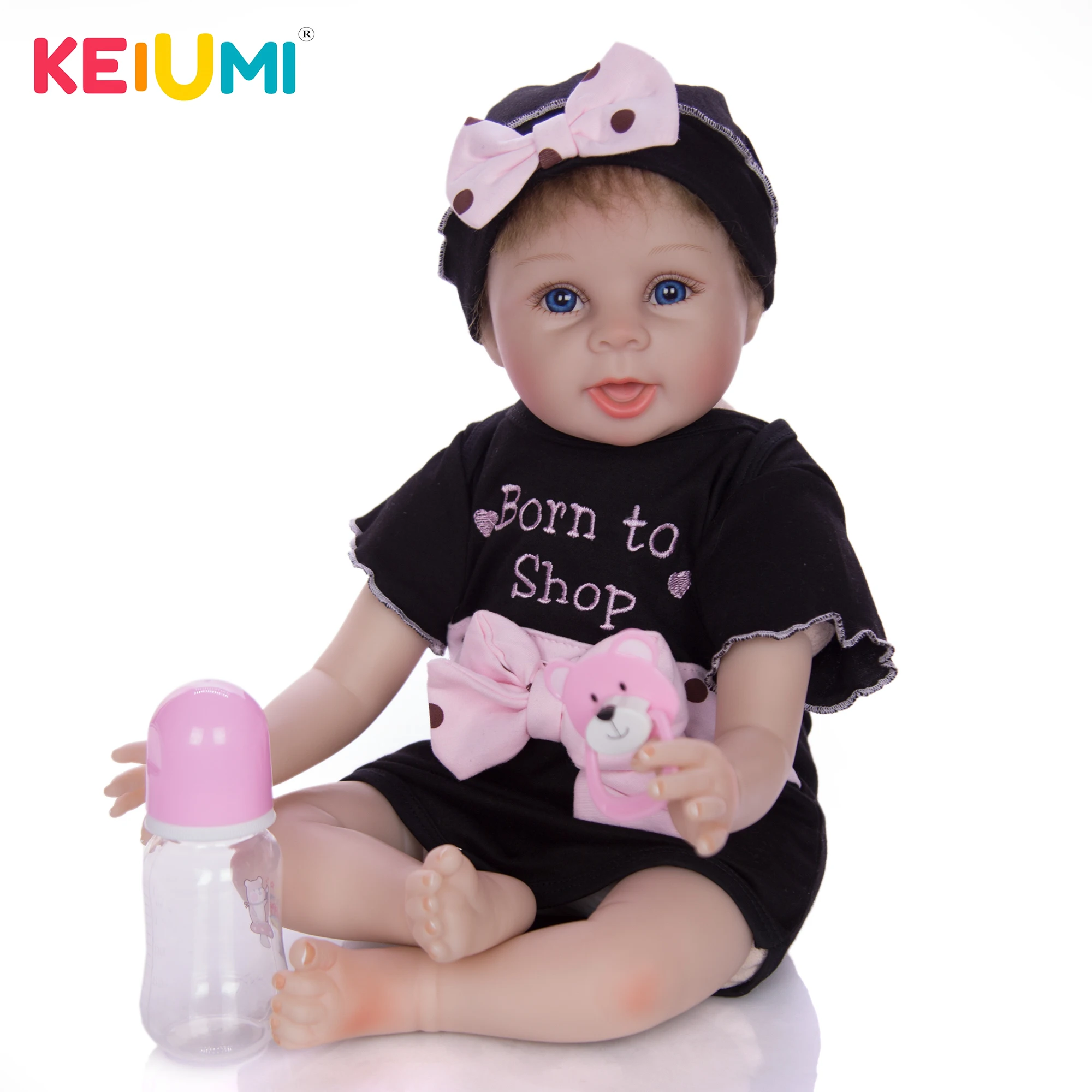 Кукла реборн силиконовая Реалистичная кукла принцессы для новорожденных
