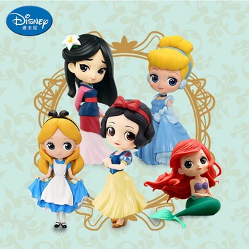 

3pcs/Set Disney Princess Series Model PVC Plastic Toy Action Figure Mulan Snow White Princess Elsa Ann Sophia Centrella Girl Toy