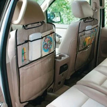 

New Arrival High Quality 2PCS Car Seat Backrest Cover Multifunctional Car Seat Cover With Storage Bag