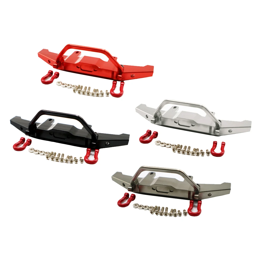 Durable Metal Front Bumper For WPL C14 C24 1/16 RC Semi-truck Pickup truck,  RC Truck Bumper