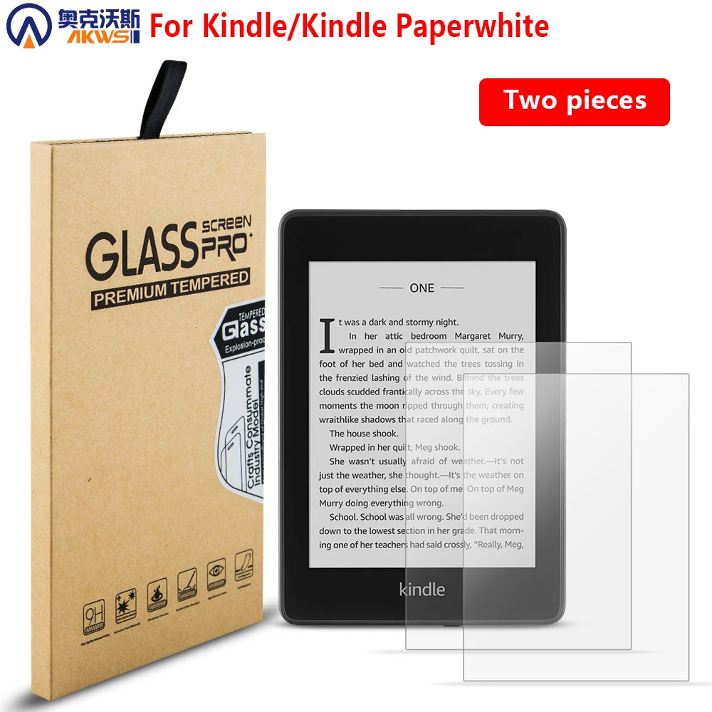 2PCSTemperedGlassforKindlePaperwhite20182016ScreenProtector