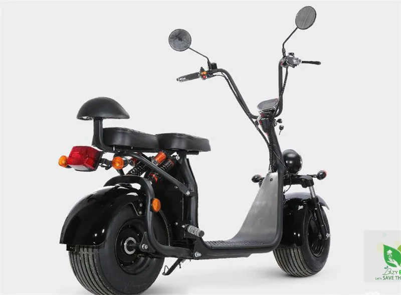 1500W high power Electric motorycycle wide tire 18inchlithium battery 60km double shock absorption scooter Adult men women