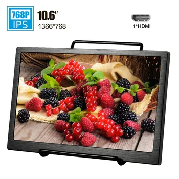 

10.6 inch 1366X768 lcd display ips screen Dual speakers portable monitor with Metal bracket for laptop phone computer ps4 xbox