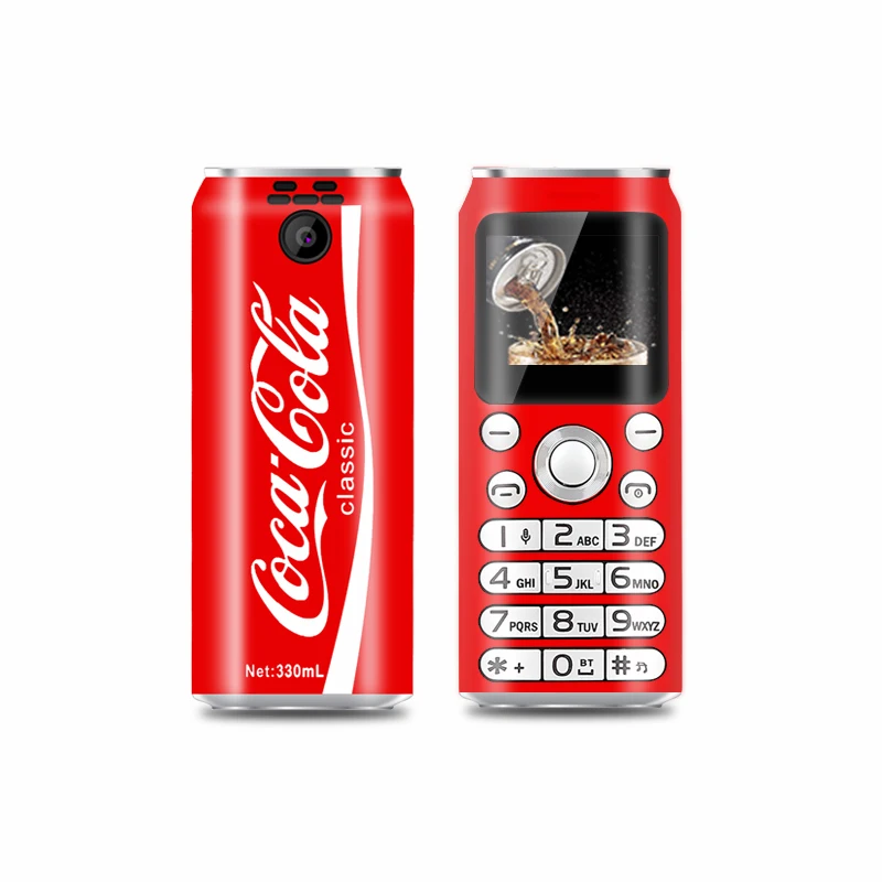 Красный Супер Мини K8 кнопочный мобильный телефон, две sim-карты, Bluetooth, камера, дозвон, 1,0 дюймов, Hands Phone, MP3, маленький китайский дешевый мобильный телефон - Цвет: Красный