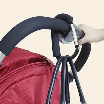

Stroller Accessories Portable Pram Hooks Installa and Remove Convenient Simple Conveninently Installation Mountaineering Buckle