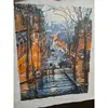 GATYZTORY DIY Painting By Numbers Street View Landscape Oil Painting HandPainted Wall Decor Painting Canvas Drawing G ► Photo 2/6