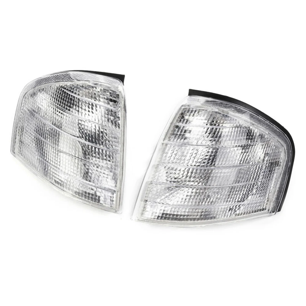 

White Turn Signal Lights Replacement Parts Bulb Exterior 2pcs Car Side