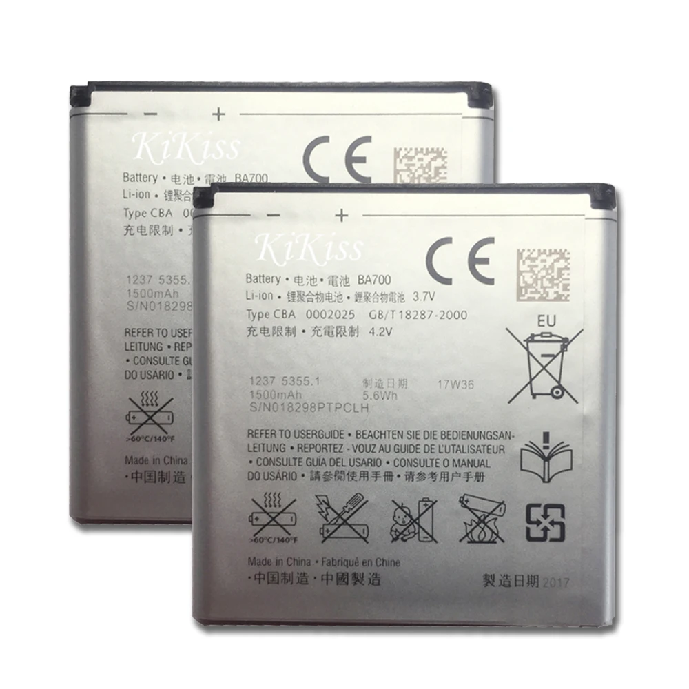 Литий-ионный Аккумулятор BA700 1500 мАч для Sony Ericsson MT11i MT15i MK16i ST18i St18a SO-03C Xperia Neo / Pro V Ray |
