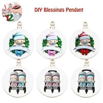

2020 Baby's First Christmas Personalized Christmas Ornament,Home Decoration Baby's Birthday Gift , Handmade Ornament 45a