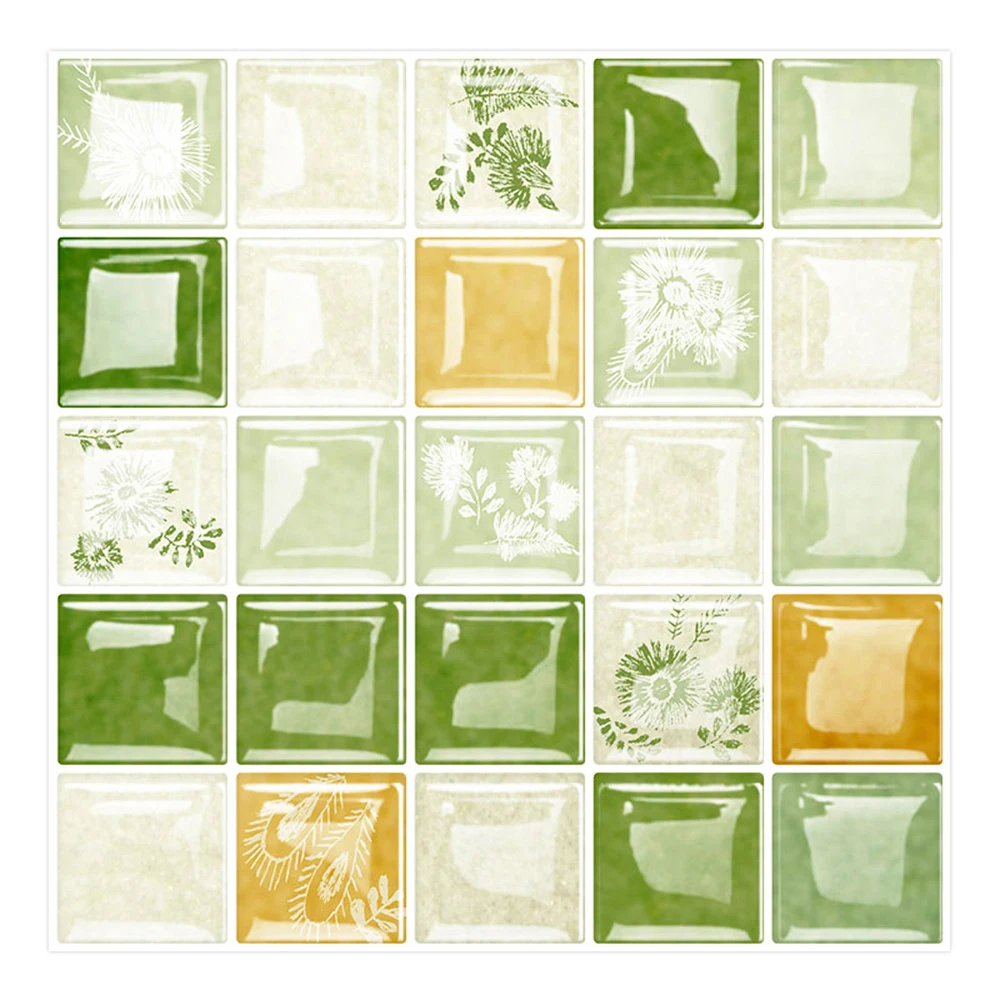 Cocotik Peel-N-Stick 3D кухня Backsplash стены плитка винил стикер стены, 1" x 10"(упаковка из 10