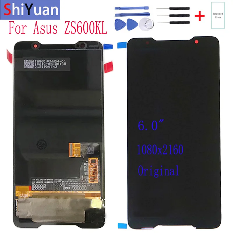 

Original 6.0''AMOLED LCD Screen For ASUS ROG Phone ZS600KL Z01QD LCD Display Digitizer Touch Screen Replacement Spare Parts