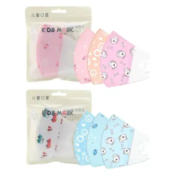 

10Pcs Children's cartoon disposable four layer dustproof Mouth Mask