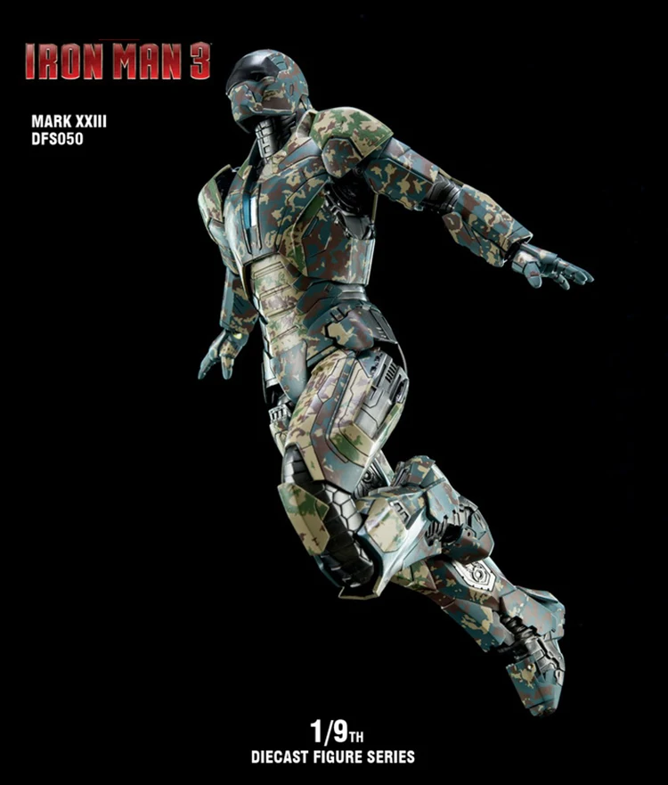 King Arts KA DFS050 1/9 Масштаб литья под давлением Железный человек Mark23 MK23 Коллекционная Фигурка модель для фанатов подарки на праздник