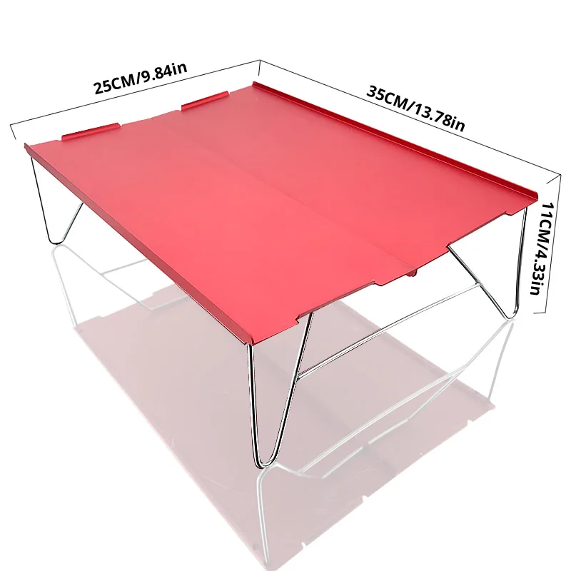 Мебель стол-стол алюминиевая пластина складной Открытый Прочный Кемпинг легкий барбекю - Цвет: 01