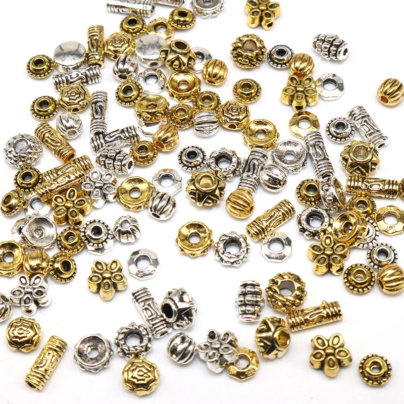 10 Pieces Buddha Spiritual Metal Beads Spacer for Jewelry Making Bracelet 