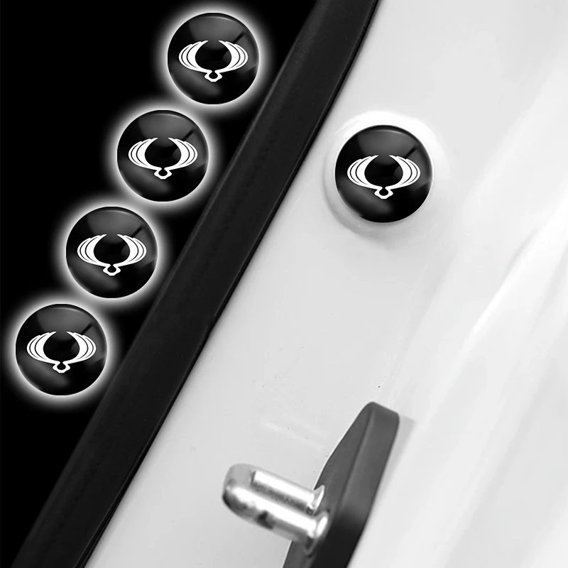 4 шт. силиконовые амортизирующие противошумные наклейки на дверь для Ssangyong kyron rexton