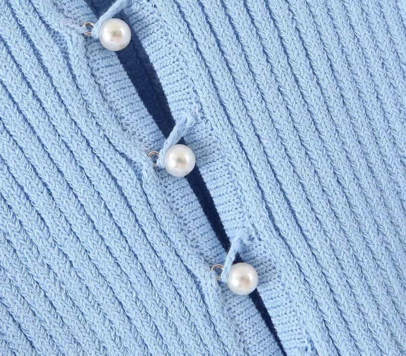 autumn pink Pearl knit cardigan women knitted sweater casual vintage pull femme Sexy winter sweater korean womens sweaters