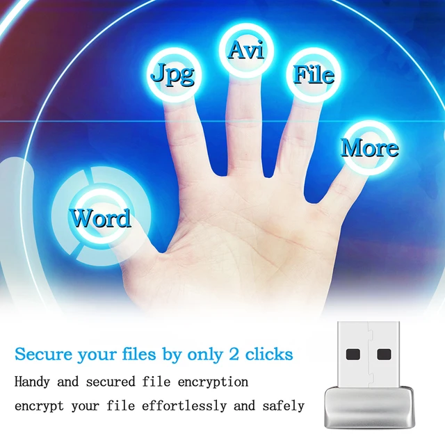 2024 Plus USB Fingerprint Reader Module for Windows10 、11 Hello, Biometric Scanner padlock for Laptops & PC - Image 3