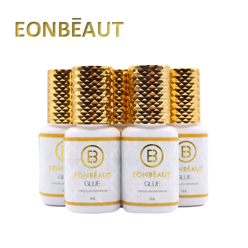 5 бутылочек клей для ресниц EONBEAUT низкий запах наращивания профессиональный