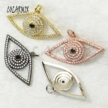 

5 pieces Devil eye pendants necklace micro paved zircon jewelry necklace fashion jewelry for women necklace gift 50190