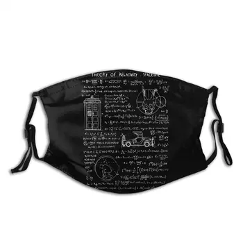 

Theory Of Relativity Spacetime Adult Non-Disposable Face Mask Anti Haze Dust Cover Respirator Mouth Muffle with Filters
