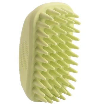 

Dog Bath Brush Pet Bath Tool Pet Rubber Hair Comb and Pet Shampoo Brush Soft Super Soft Bristles