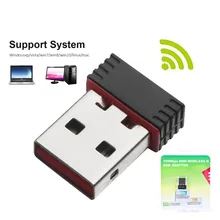 150Mbps USB Wifi Adapte Network Card Dual Band Wifi Adapter 2.4G/5.8G Wifi Antenna for WindowsXP/Vista/7/8/10