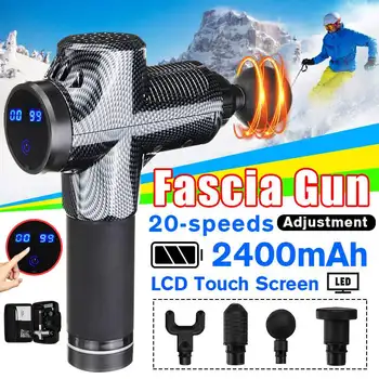 

Brushless Therapy Massage Gun Durable LCD Muscle Massager Pain Relief Sport Massage Machine Relax Body Slimming