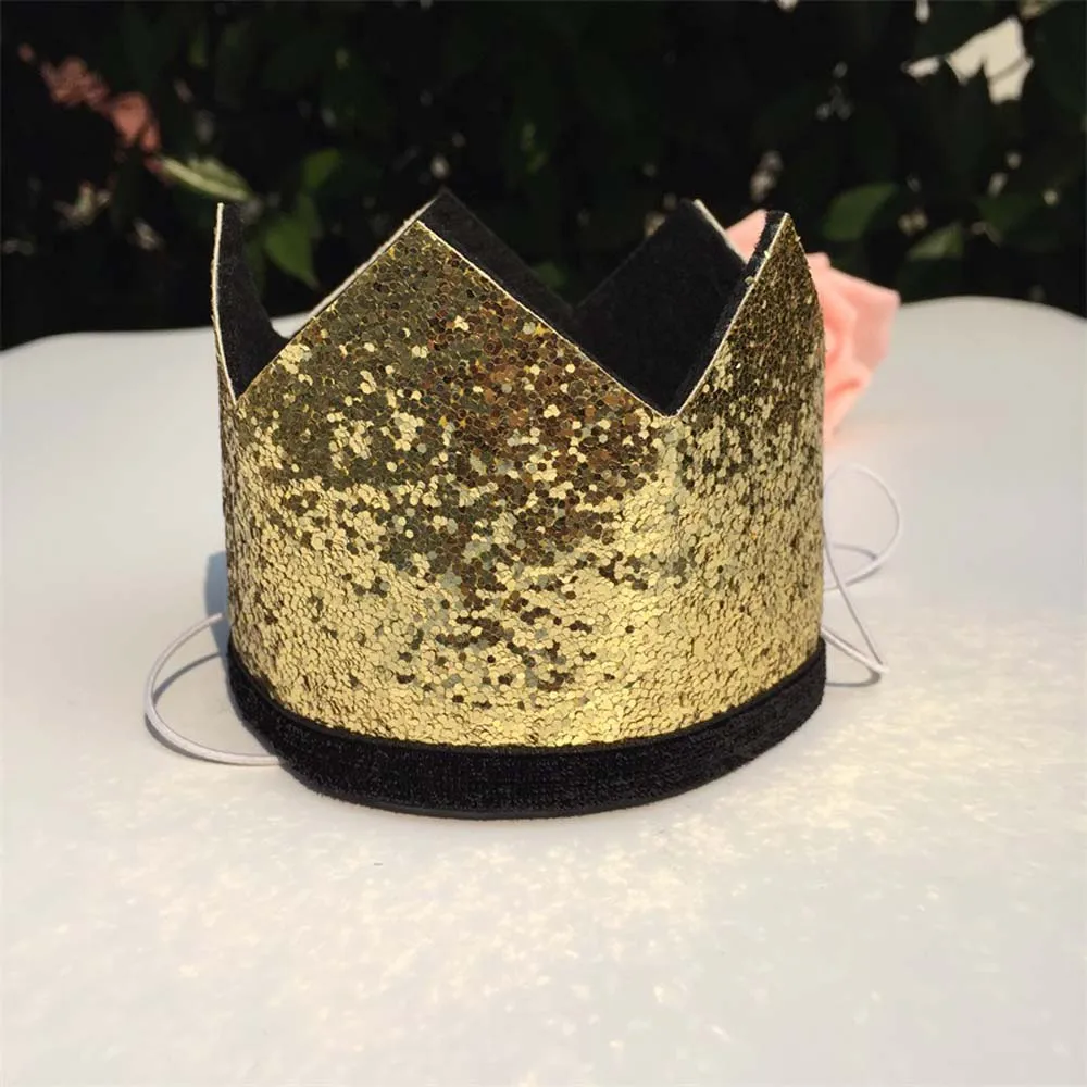 Милый питомец милый День рождения корона шляпа и Blingbling галстук-бабочка набор с эластичной повязкой для собак кошек котенок щенок вечерние поставки