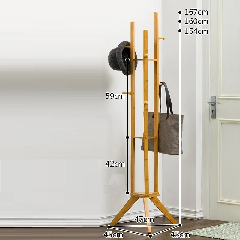 MODEL C Armario Wall Colgador Colgadores Ropa Portmanto Pared Wieszak Perchero De Pie Cabide деревянная вешалка для одежды - Цвет: MODEL C