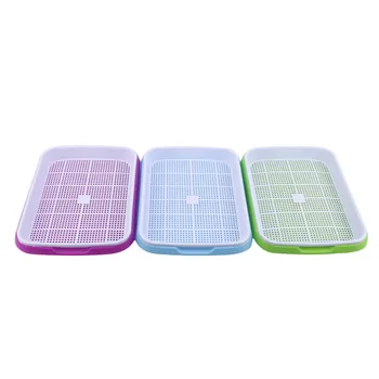 

Double-Layer Sprouts Nursery Tray Large Capacity Resin Wheat Grass Planting Nursery Tray Germination Board Garden Nursery Tray
