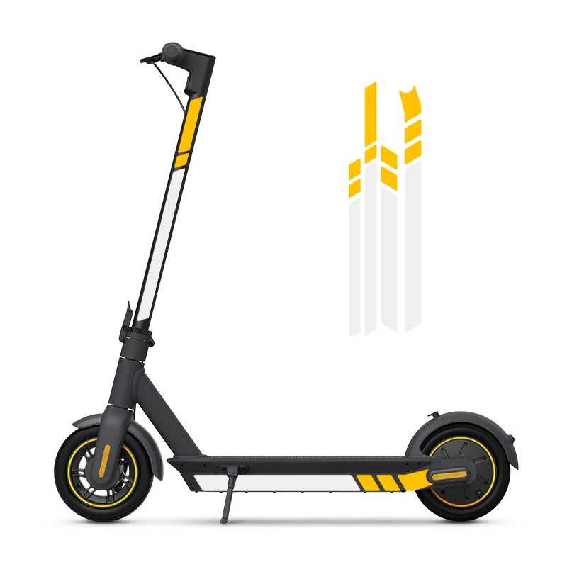 E Электрический скутер Светоотражающая наклейка для ninebot MaxG30 самокат индивидуальная наклейка украшение для скутера - Цвет: E