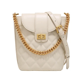 

Diamond Lattice Bucket Bag China Manufacturer Leather Women Handbag Crossbody Bag for Girls 2019