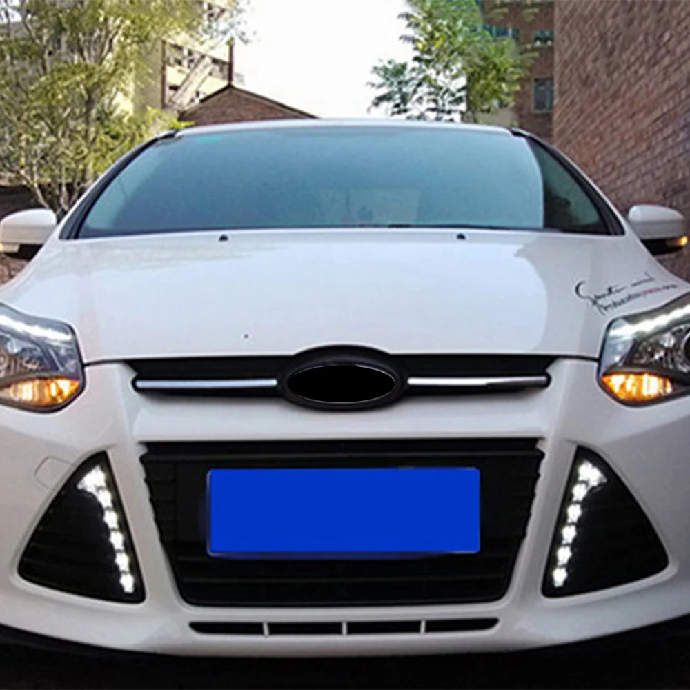 Автомобильные мигающие дневные ходовые огни DRL 1 пара светодиодный