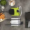 Soporte para cuchara y tenedor, accesorios de cocina, organizador de almacenamiento de cocina, utensilio de descanso para mayor comodidad ► Foto 2/6