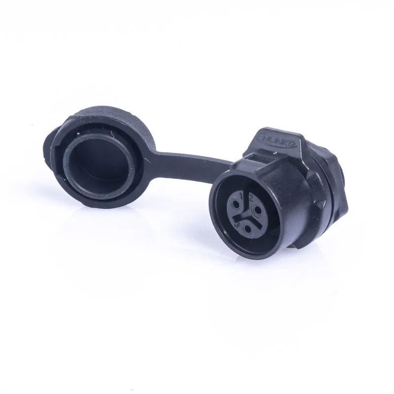 Socket M12 3 Pin водонепроницаемый разъем комплект пластиковый корпус мужской и женский промышленное уличное освещение кабель вилка и розетка - Цвет: Socket