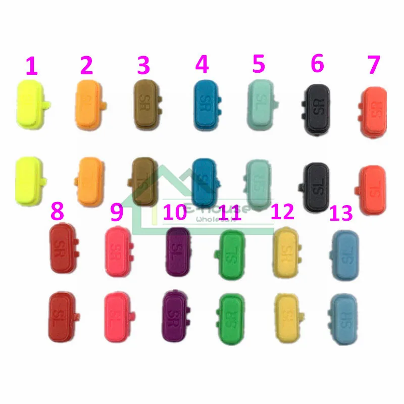 Цветная Левая Правая S L R SL SR кнопка замены для переключателя NS Joy-Con ремонта