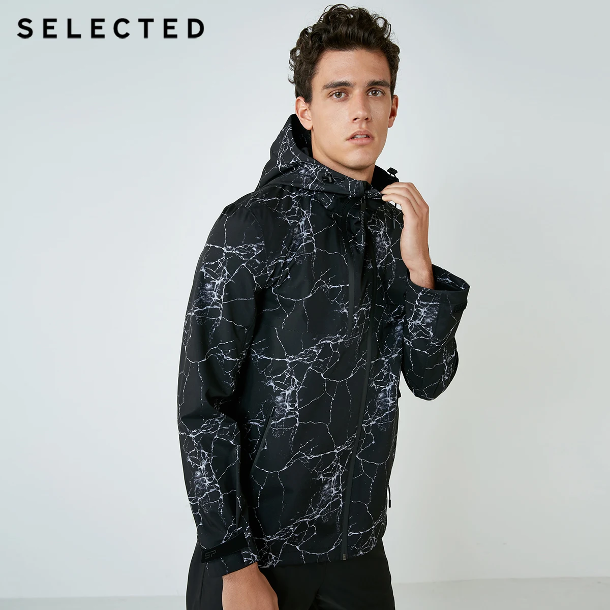 BLACK Отборный мужской водонепроницаемый Тренч | 418321524 - Цвет: BLACK
