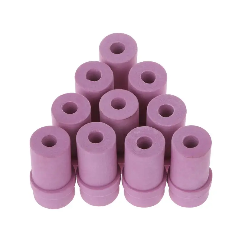 

10Pcs Iron Sand Blasting Sandblaster Nozzles Tips For Pneumatic Glass Tools Sand Blasting Gun Ceramic Nozzle Tips 5/6mm