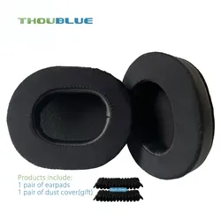 Premium Replacement Memory Foam Earpads - Enhanced Comfort Ear Pads by THOUBLUE (6Black ice gel)