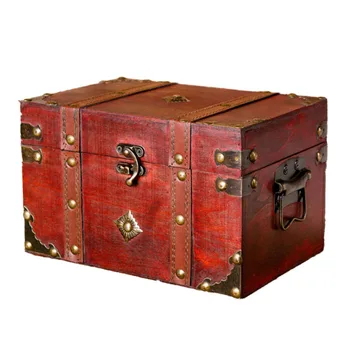 

Vintage Wooden Storage Box Kinds Of Jewelry and Other Small Items Creative Storage Box Small
