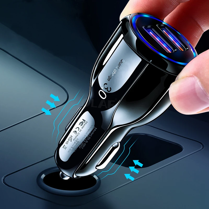 Автомобильная Быстрая зарядка для мобильный телефон два Usb-порта Лада гранты ВАЗ