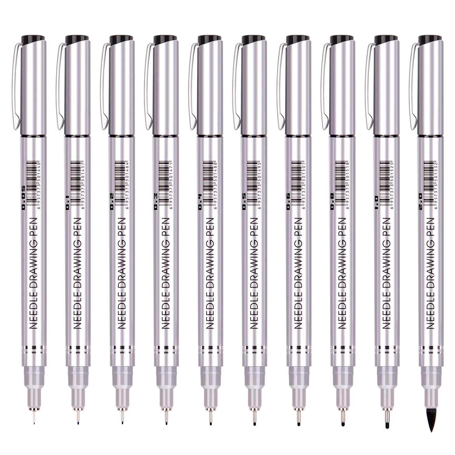 16PCS/SET Creative Waterproof Syringe Pen Sign Pen Professional Comic Drawing Hook Line Pen Student Art Marker Set boar hat sign inverted apron apron kitchen man professional hairdressing apron esthetician apron women kitchen apron