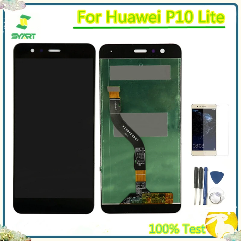 P10 Lite сенсорный экран для huawei P10 Lite Was-lx1 was-lx1a Дисплей сенсорный дигитайзер экран в сборе для huawei P10 Lite ЖК