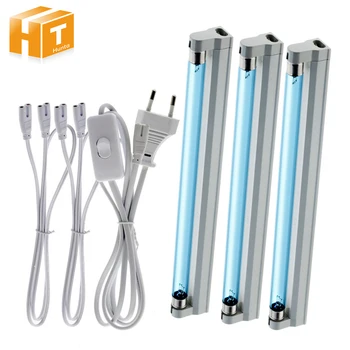 

1-5pcs/set 110V /220V T5 Tube Ultraviolet Lamp Germicidal Light Kill Dust Mite UVC Ozone double-sterilized UV Quartz Lamp.